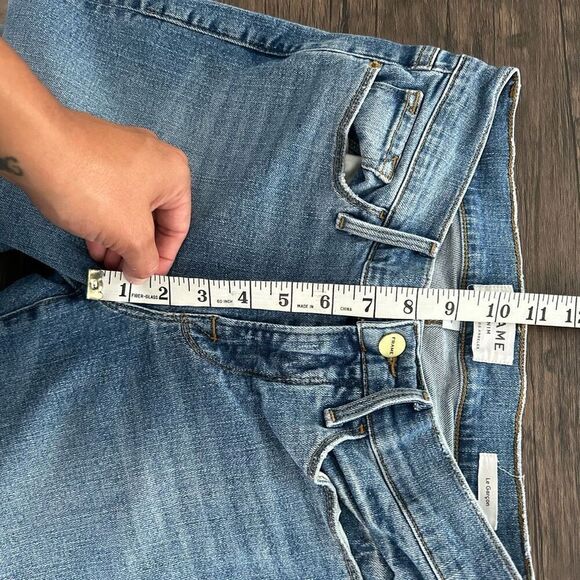 Frame Denim Le Garcon Size 25 Straight Leg Classic Elevated Basics Quiet Luxury - Picture 8 of 9